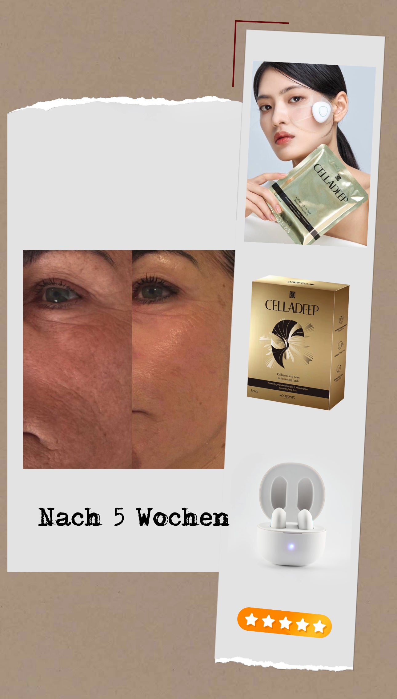 CELLADEEP Collagen Deep-Shot Rejuvenating Patch